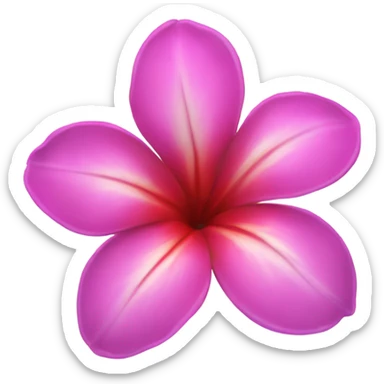hawaiian flower sticker