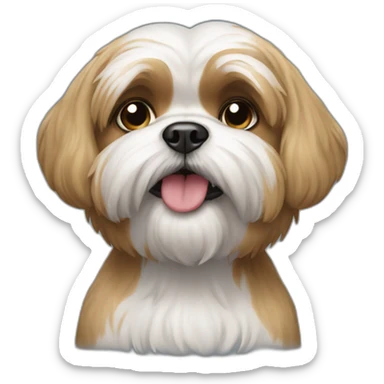 Shitzu dog sticker