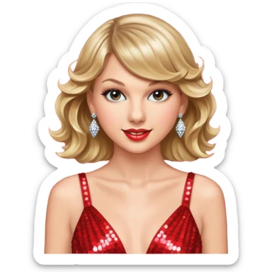 Taylor Swift life of showgirl sticker