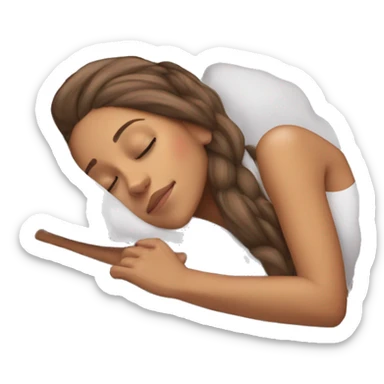 Ariana Grande sleeping sticker