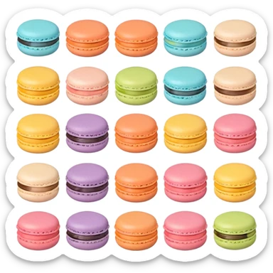 just one macarons sticker