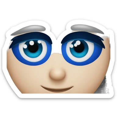 Ojos azules sticker