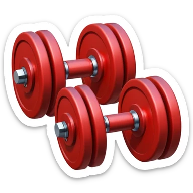 a black dumbbell with only one disk sticker