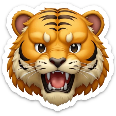 a Saber-toothed tiger sticker