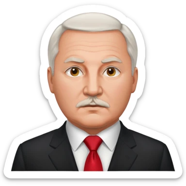 generate unbelievable realistic lukashenko alexander grigorievich sticker