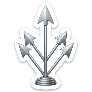 flechas apuntando hacia arriba sticker