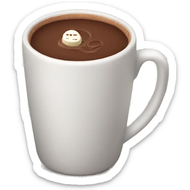 hot chocolate  sticker