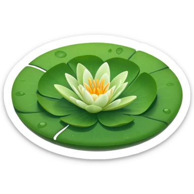 Lily pad only sticker