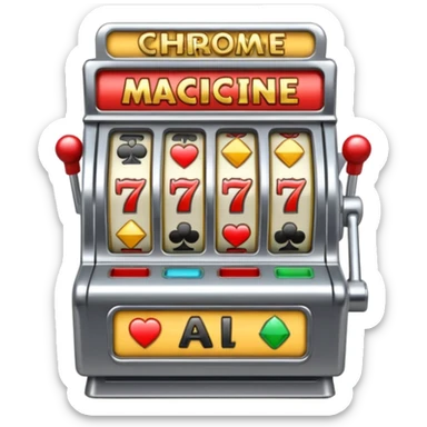 slot machine sticker