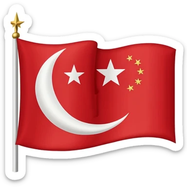 Ottoman Empire The Flag sticker