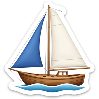 A sailing boat sticker