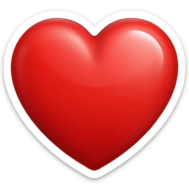 Basic heart sticker