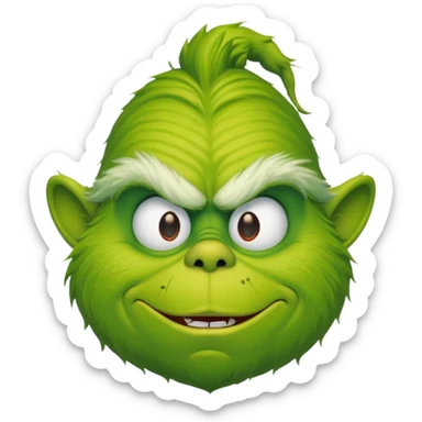 grinch sticker