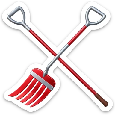 An emoji to upload into slack with the ruby on rails gem with a rake superimposed on it, indicating a "rake task" sticker