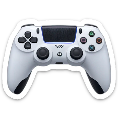 PlayStation 5 controller on sofa sticker
