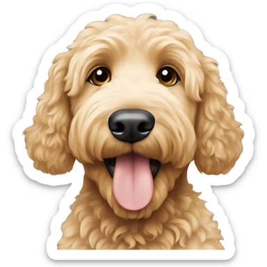Goldendoodle sticker