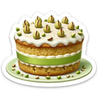 Pistachio Crumble Cakes sticker