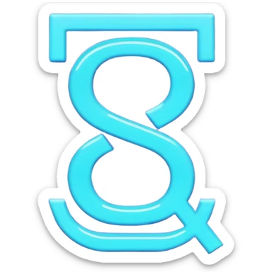 futuristic minimalistic emoji icon, letter "S" formed by three glowing digital lines representing Storm, Atom and NoizeGames, neon purple (#8B5CF6) and cyan (#00E0FF) on dark background, modern tech style, 1:1 aspect ratio sticker