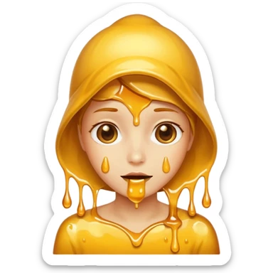 honey eating sticker