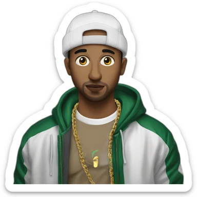 N.O.S from pnl Algerian French rapper sticker