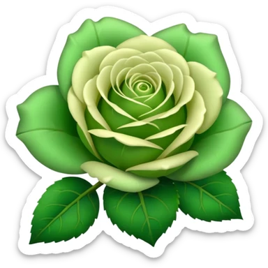 Green Rose sticker