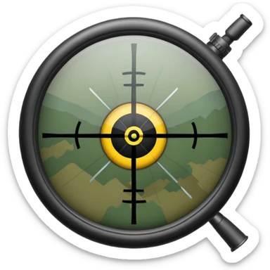Sniper aim sticker