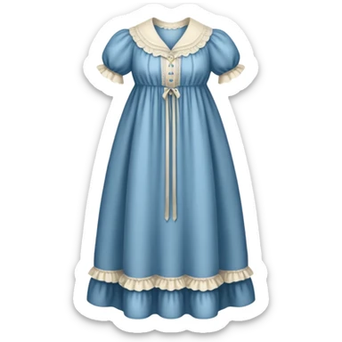 victorian nightgown sticker