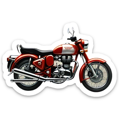 Royal enfield 1990 350 logo sticker
