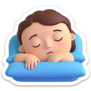 icon sleep face zzz sticker