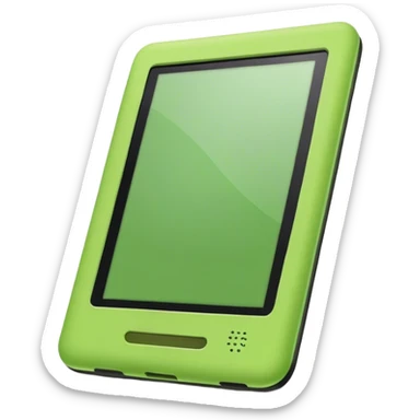 kindle green sticker