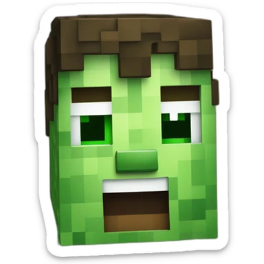 minecraft creeper emoji sticker