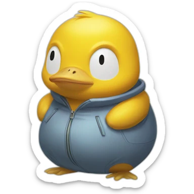 Psyduck Detektiv sticker