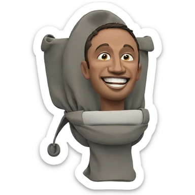 smiling boy on white background sticker