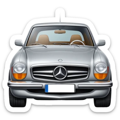 Mercedes Benz  old model sticker