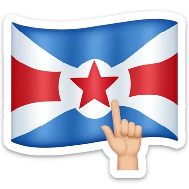 Ulster Banner like a flag like this:  🏴󠁧󠁢󠁥󠁮󠁧󠁿 🏴󠁧󠁢󠁷󠁬󠁳󠁿 🏴󠁧󠁢󠁳󠁣󠁴󠁿 🇬🇧 sticker