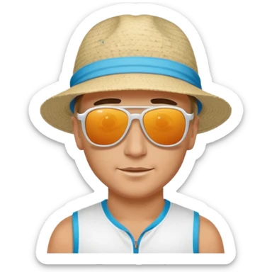 white sportsman on the turks sticker