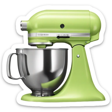 Pistachio colored Kitchenaid mixer sticker