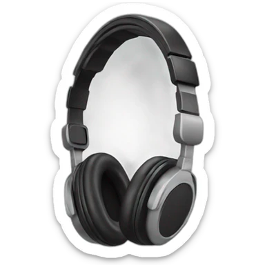 dj swing groove festival headphones sticker