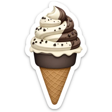 Cookies and Cream ice cream sticker