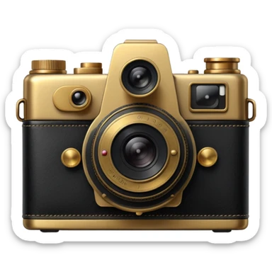 A vintage old camera ￼ sticker