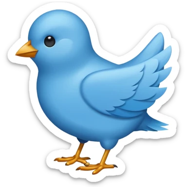 Twitter Logo sticker