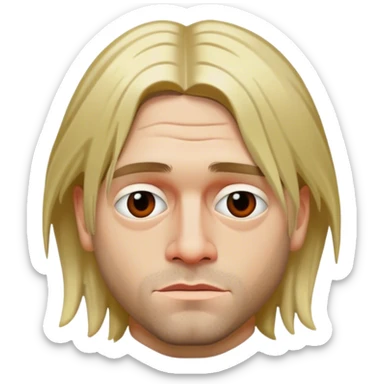 Kurt Cobain  sticker