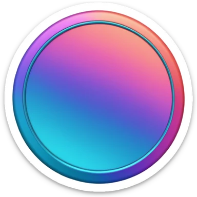 
coin color in in gradient of turquoise, blue, pink, purple, and coral
Rotate coin 125 degree   sticker