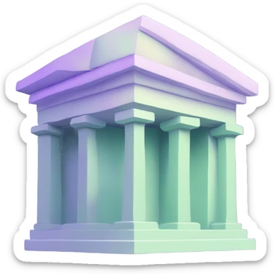 LoFi hip hop themed bank emoji sticker