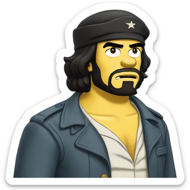 Che Guevara The-Simpsons sticker