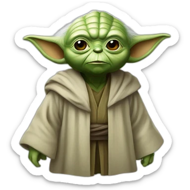 Yoda larmes sticker