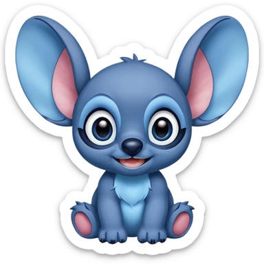 Stitch from lilo and stitch sticker