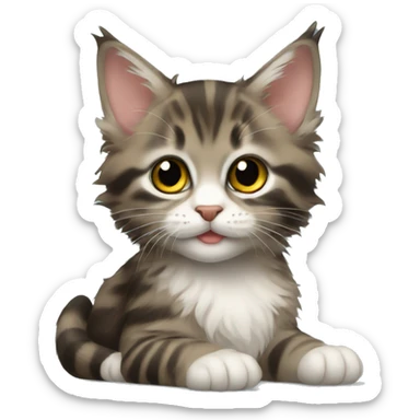 Baby maincoon  sticker