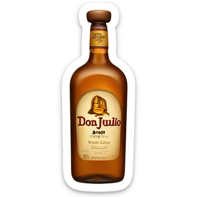 Don Julio alcohol bottle sticker