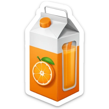 juice tetrapack sticker